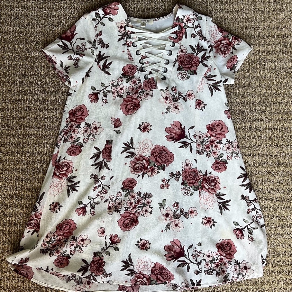 Adult Small Pink/White Dress